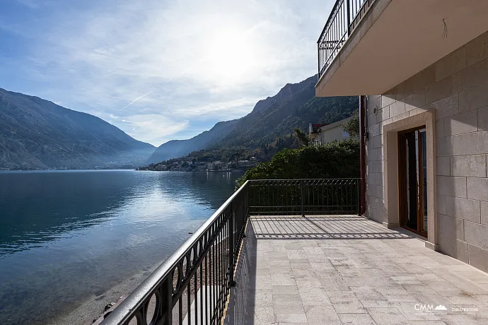 A luxurious three-story villa on the first sea line in  Kotor