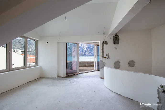 Three-storey house with a view of  the Bay of Kotor