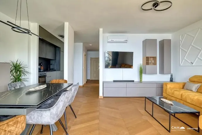 3-Bedroom Apartment, 90 m², Blizikuće — Sea View of Sveti Stefan