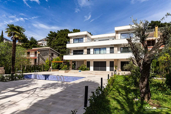 Luxurious three-storey villa with a large yard