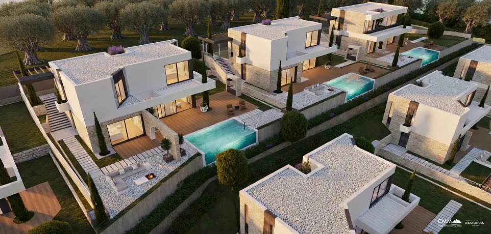 6902 Villas with a swimming pool in a residential complex in a quiet area