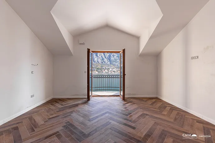 A luxurious three-story villa on the first sea line in  Kotor