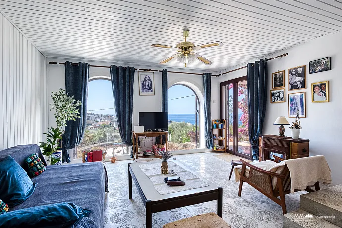 House in Dobra Voda with panoramic sea views