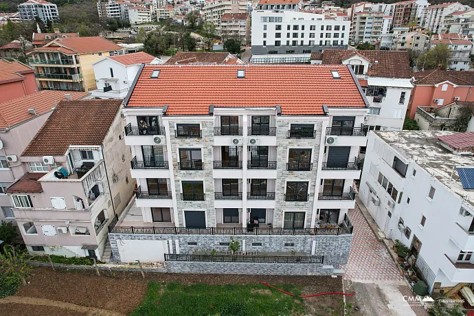 Modern Apartment Building with Sea View in Budva