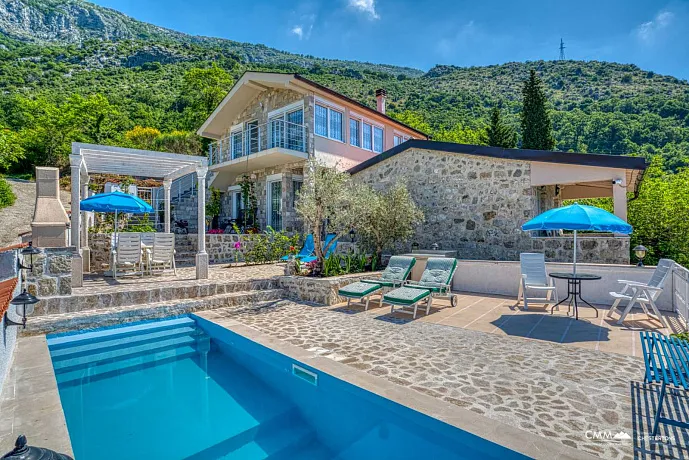 Apartment house with a swimming pool and a phenomenal view