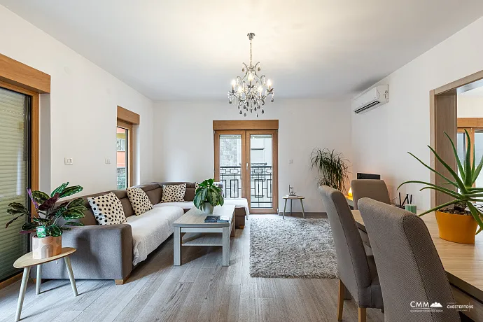 Stylish apartment 74 m² in Pržno