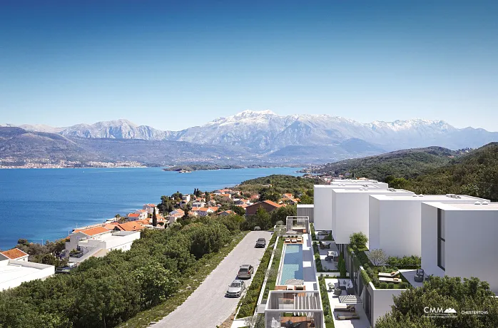  Modern Apartments with Breath-taking View on Sea - Tivat, Krasici