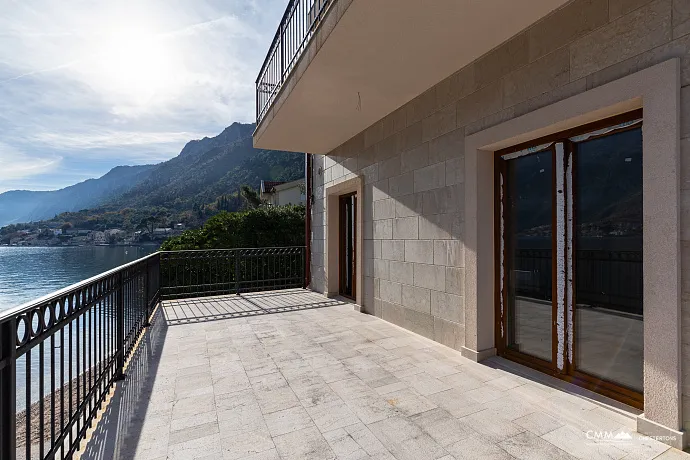 A luxurious three-story villa on the first sea line in  Kotor