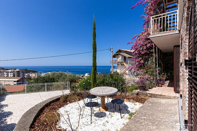 House in Dobra Voda with panoramic sea views