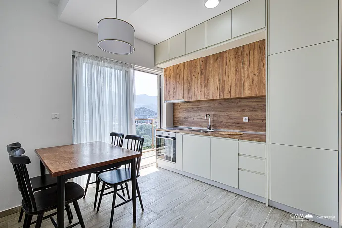Furnished Sea View Apartment – 43 m² | 5★ Residential Complex in Bečići with Premium Amenities