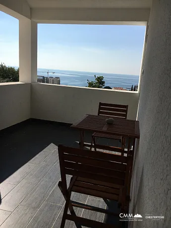 Duplex Apartment with Mediterranean Sea View in Petrovac, 104 m²