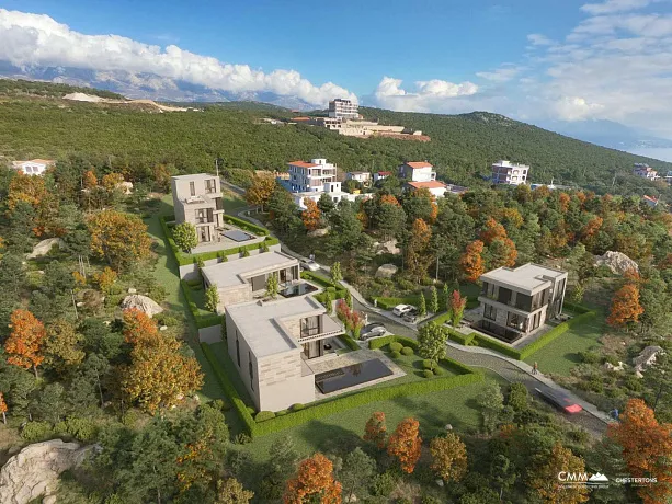 Elegant Villas with Sea Views in Krimovica