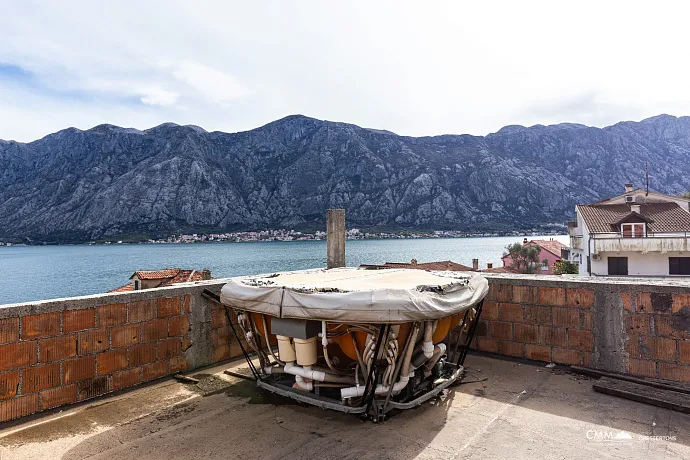 Three-storey house with a view of  the Bay of Kotor