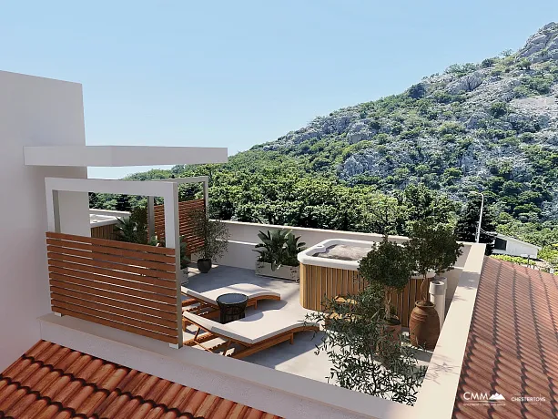 Modern One-Bedroom Apartment with Stunning Views in Tivat