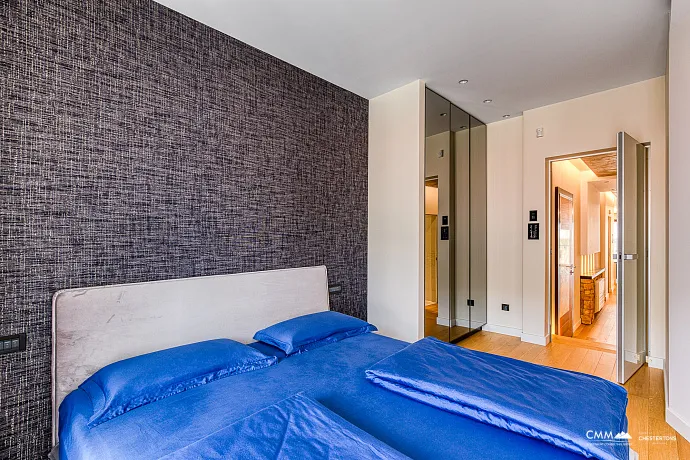 An elegant two-bedroom apartment with an exclusive design in the heart of Budva.