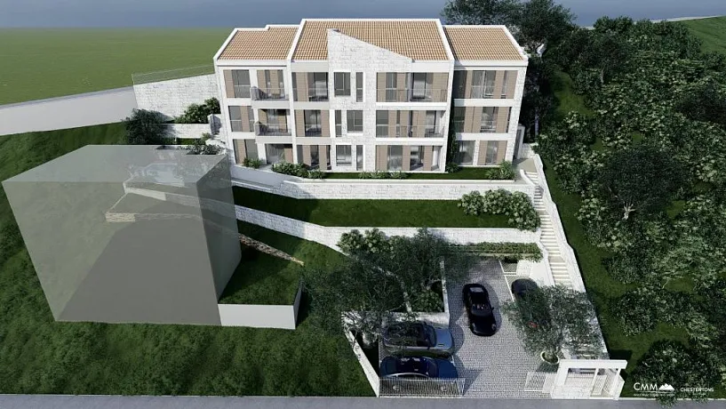 One-bedroom apartment in a new complex in Przno