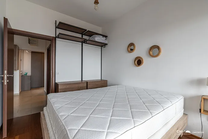 Spacious Apartment with Sea View in Tivat, Mažina Area