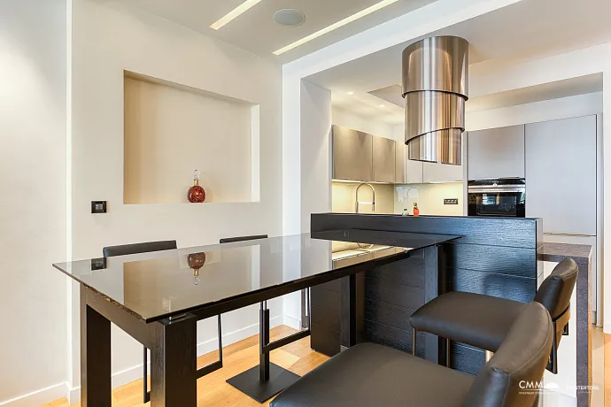 An elegant two-bedroom apartment with an exclusive design in the heart of Budva.