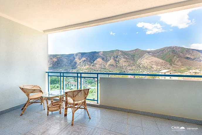 Studio in Dobrota with a panoramic view of the Bay of Kotor