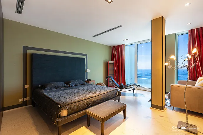 Elegant Stone Mansion with Sea View near Sveti Stefan