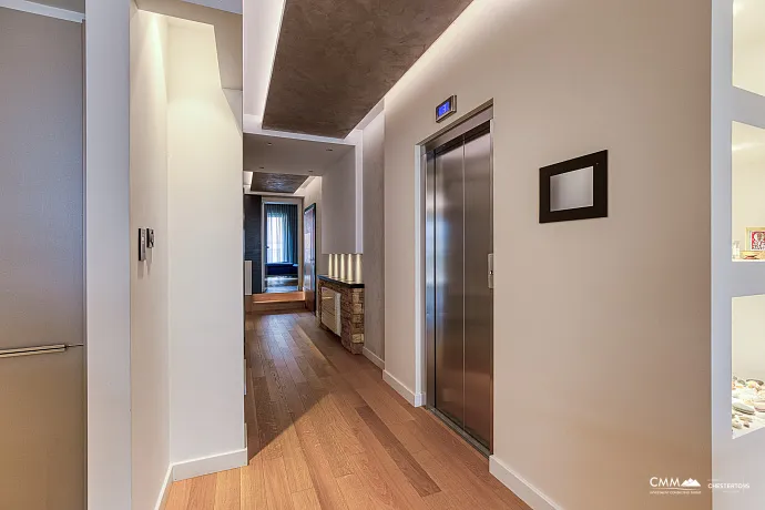 An elegant two-bedroom apartment with an exclusive design in the heart of Budva.