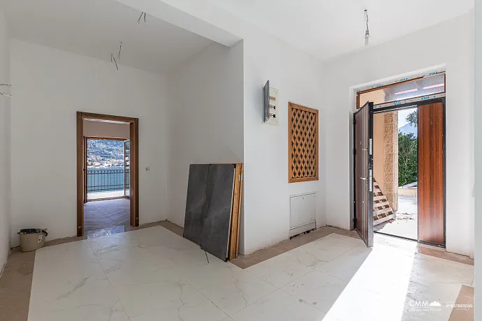 A luxurious three-story villa on the first sea line in  Kotor