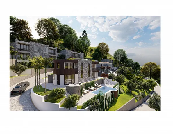 A new complex of villas near Herceg Novi