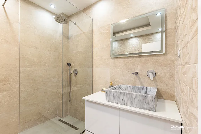 Luxurious three-storey villa with a large yard