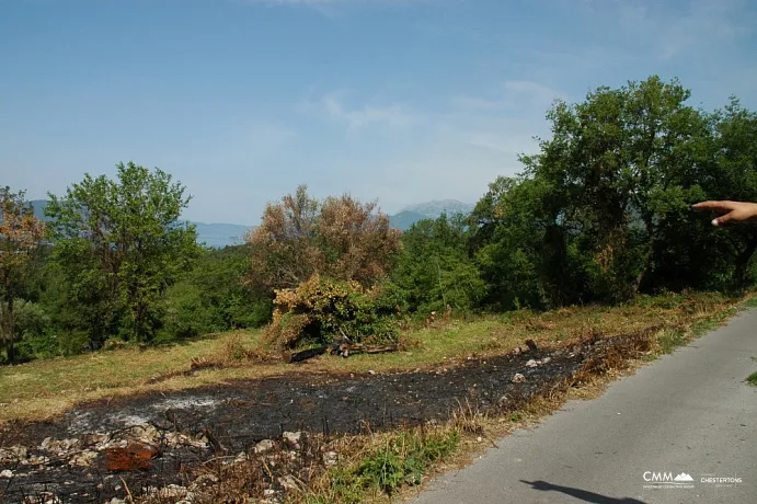 Land in Tivat with sea view