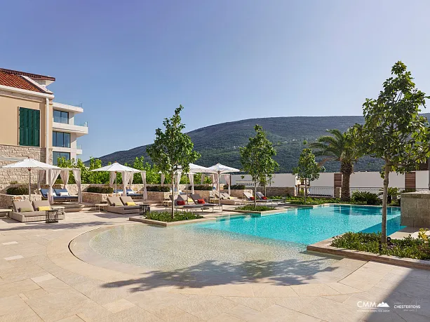 Luxurious apartments in a complex in Herceg Novi