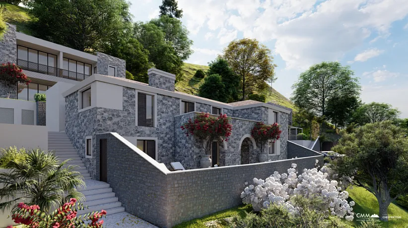 A new complex of villas near Herceg Novi