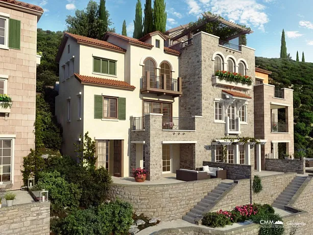 Luxurious apartments in Lustica