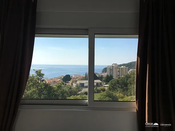 Duplex Apartment with Mediterranean Sea View in Petrovac, 104 m²