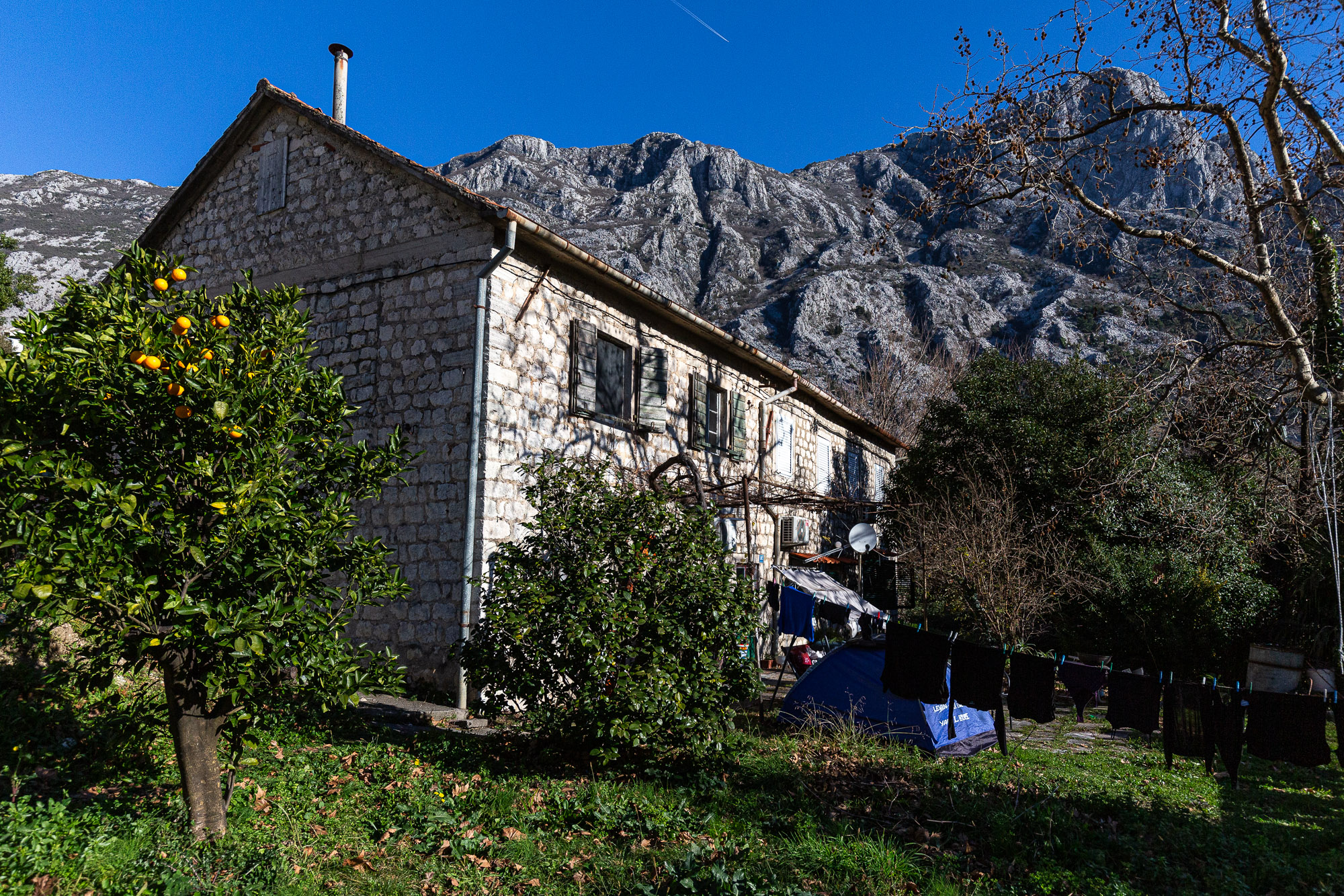 For Sale – Authentic Stone House with a Spectacular View of the Bay of Kotor  Dobrota Kotor