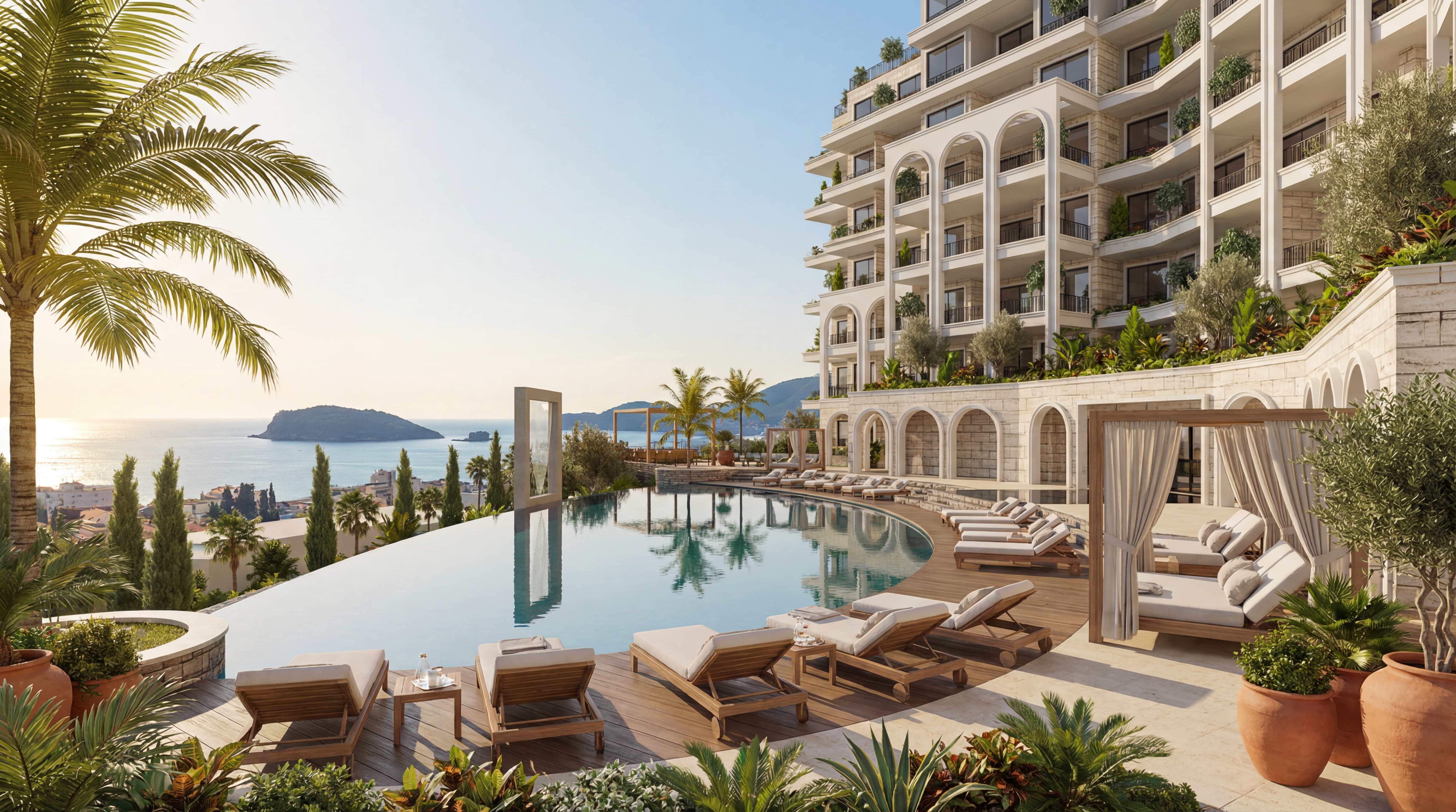  Image of Apartment in new building - 1 Bedrooms for Residential For Sale in Budva-Budva-Montenegro, Image 23