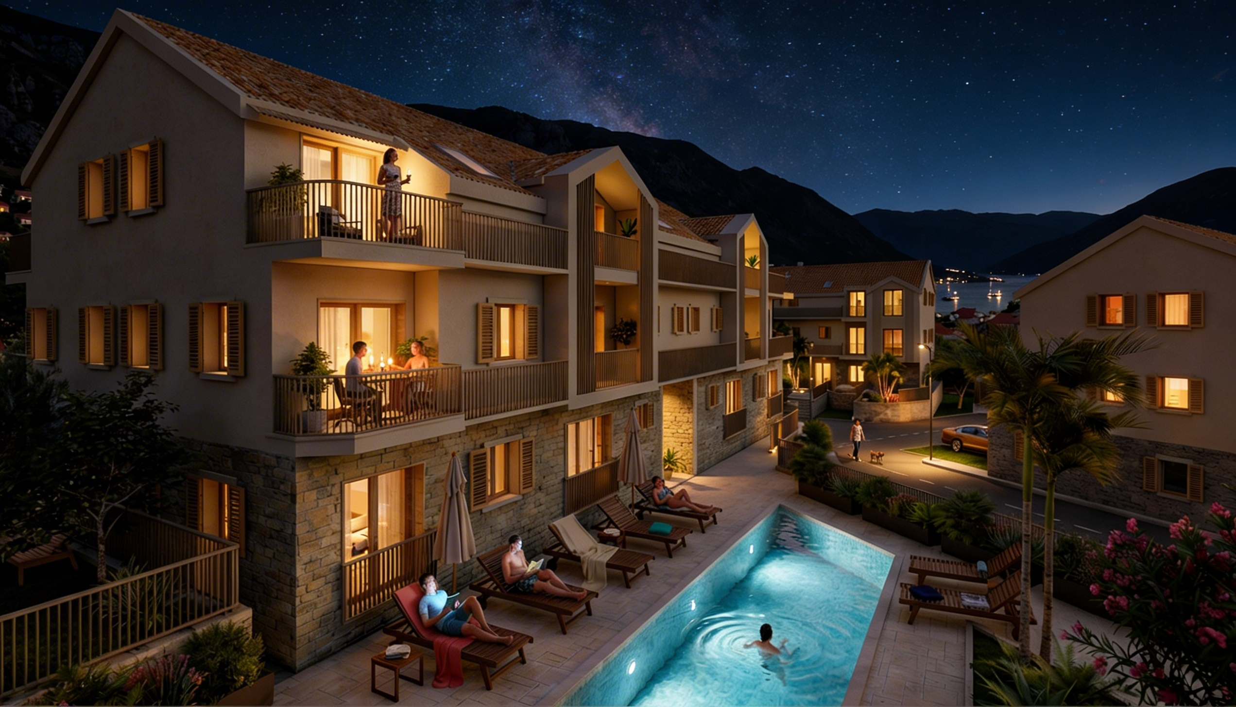 Image of Apartment in new building - 1 Bedrooms - 1 Bathrooms for Sale in Kotor-Risan-Montenegro, Image 1