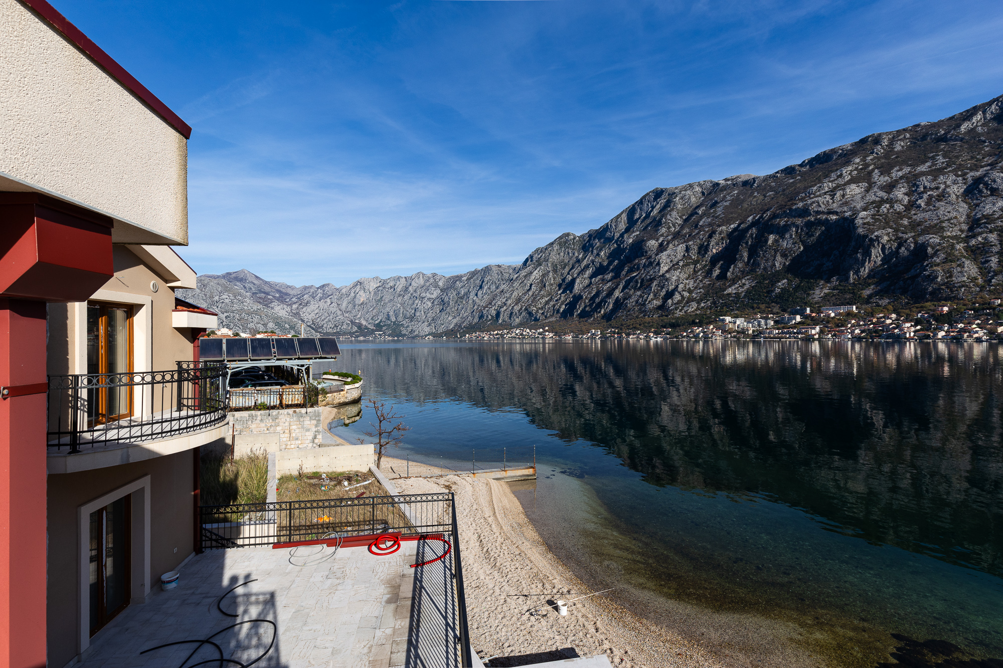 A luxurious three-story villa on the first sea line in  Kotor  Prcanj Kotor