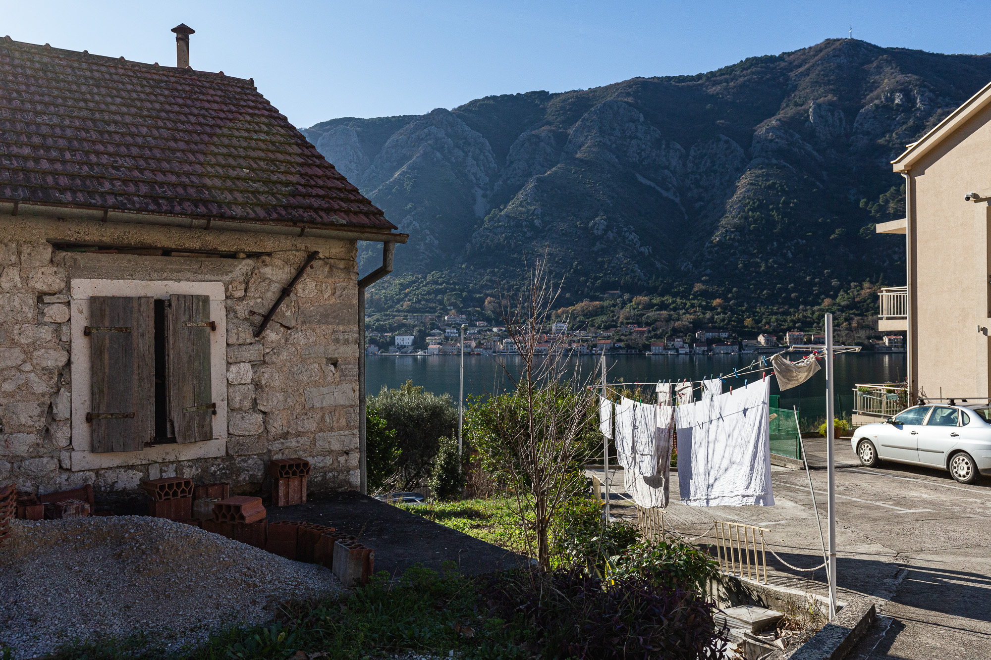 For Sale – Authentic Stone House with a Spectacular View of the Bay of Kotor  Dobrota Kotor