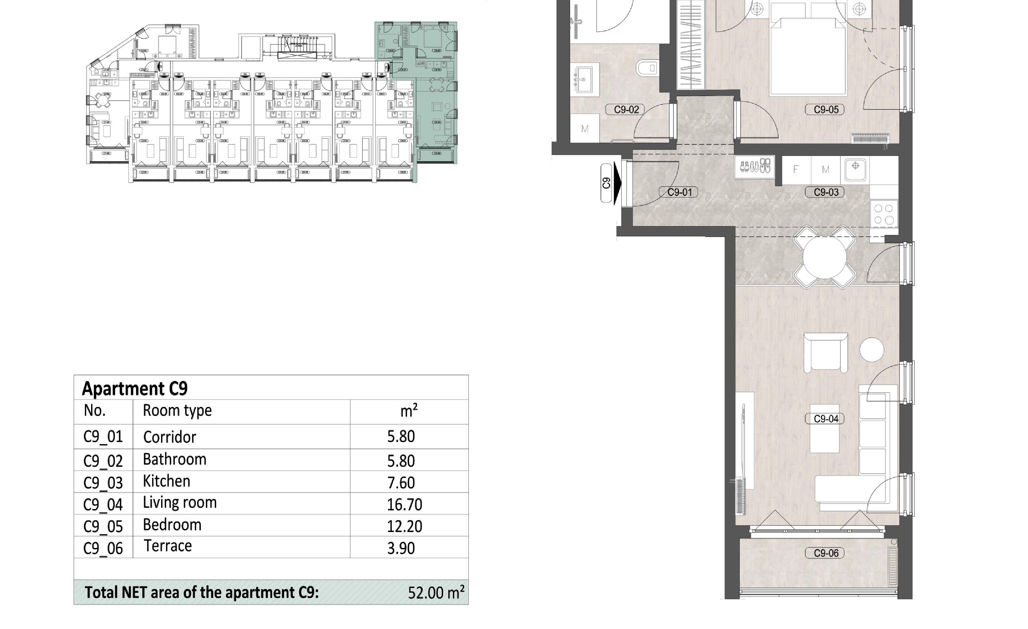 Image of Apartment in new building - 1 Bathrooms for Sale in Herceg-Novi-Meljine-Montenegro, Image 7