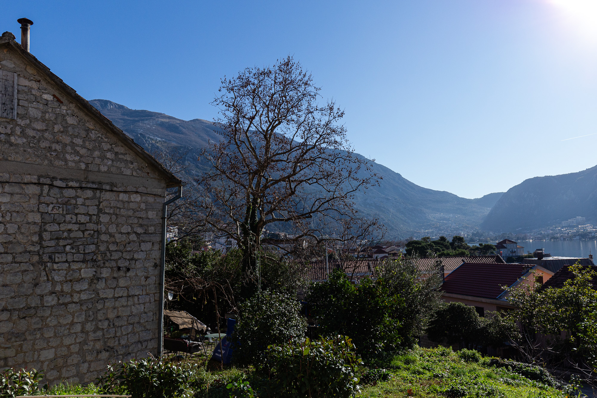 For Sale – Authentic Stone House with a Spectacular View of the Bay of Kotor  Dobrota Kotor
