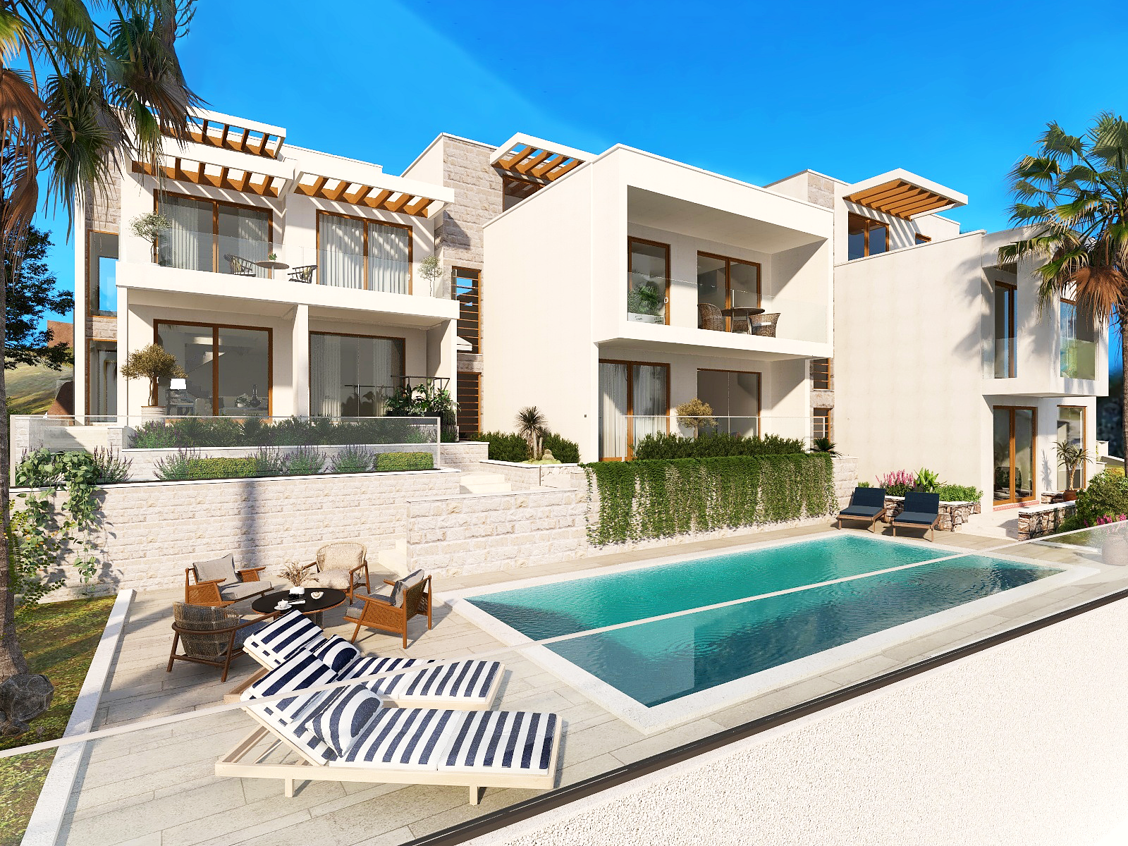 Three Incredible Villas in Šušanj  Susanj Bar