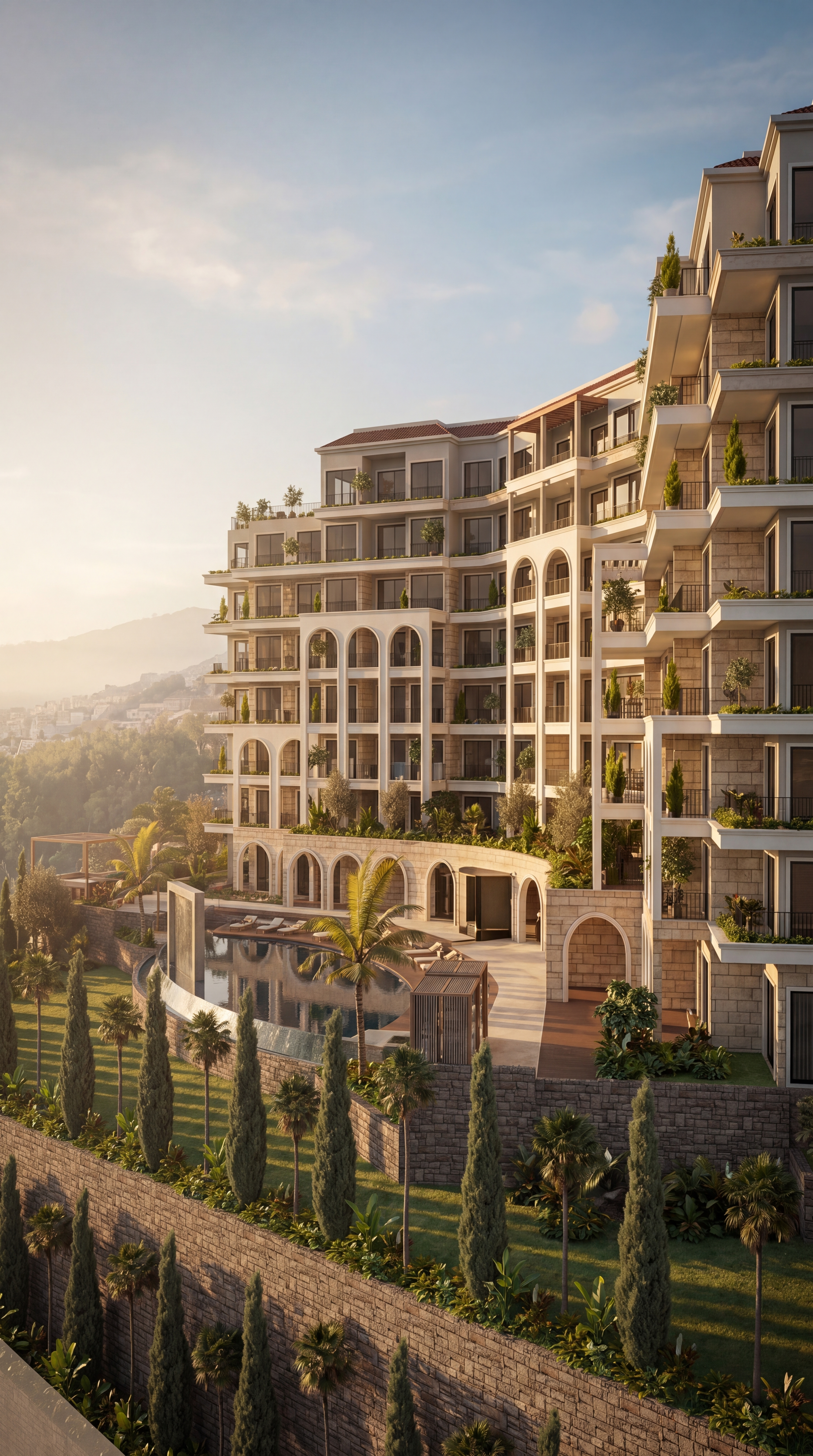  Image of Apartment in new building - 1 Bedrooms for Residential For Sale in Budva-Budva-Montenegro, Image 38