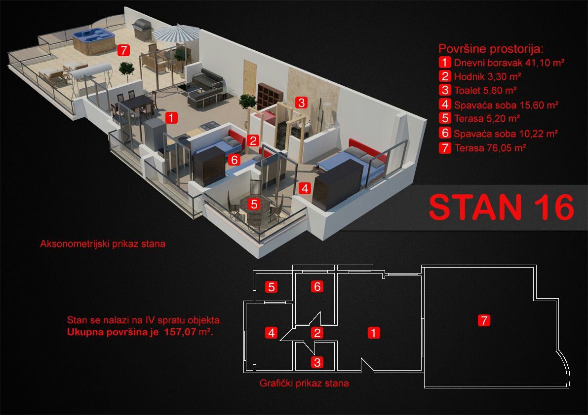 Image of Apartment - 1 Bedrooms - 1 Bathrooms for Sale in Bar-Dobre Vode-Montenegro, Image 14