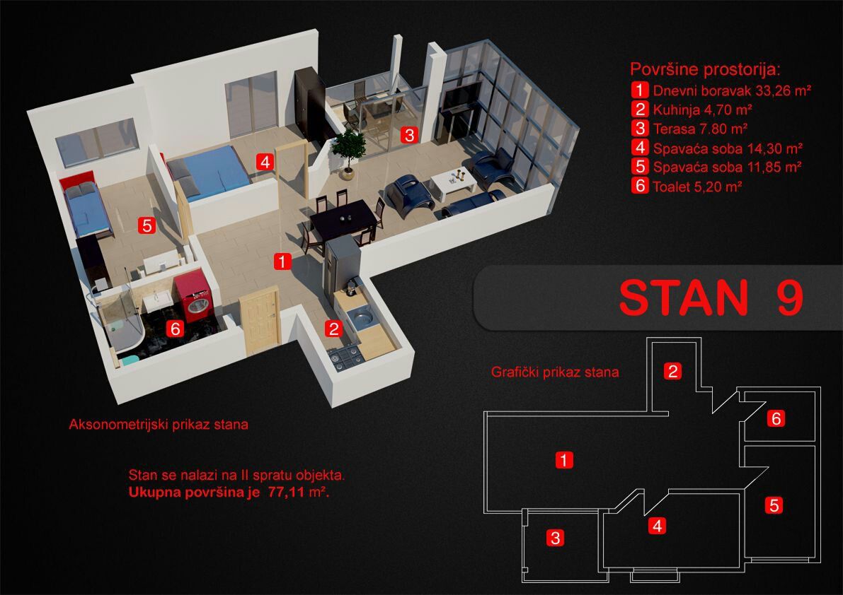 Image of Apartment - 1 Bedrooms - 1 Bathrooms for Sale in Bar-Dobre Vode-Montenegro, Image 8