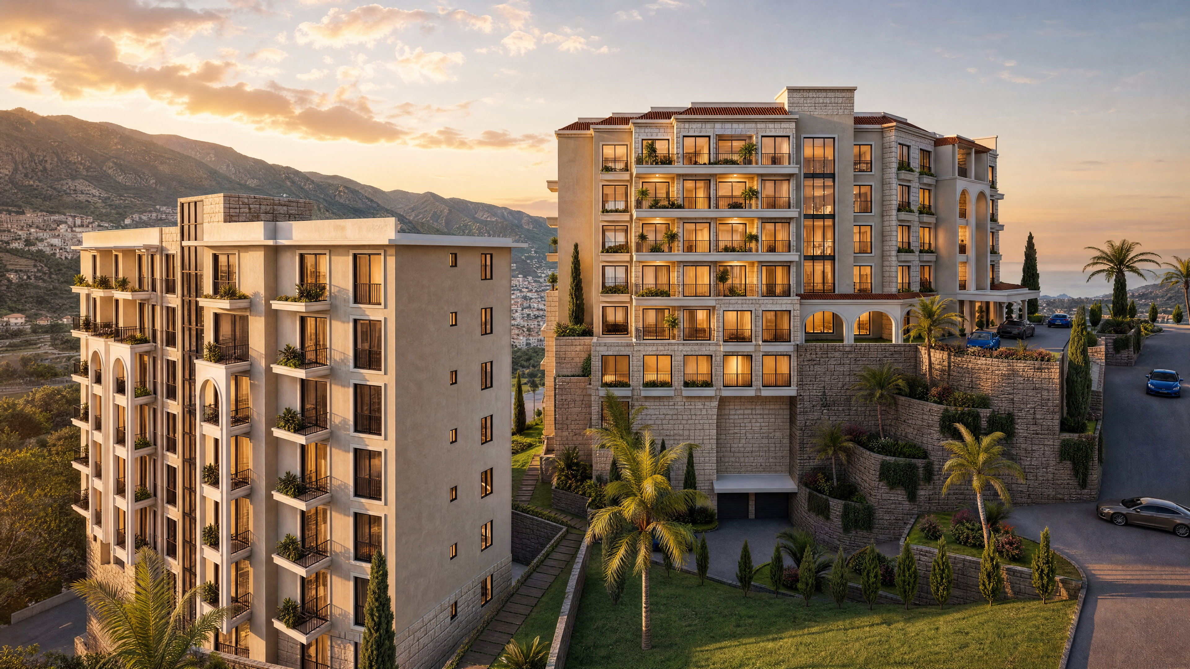  Image of Apartment in new building - 1 Bedrooms for Residential For Sale in Budva-Budva-Montenegro, Image 39
