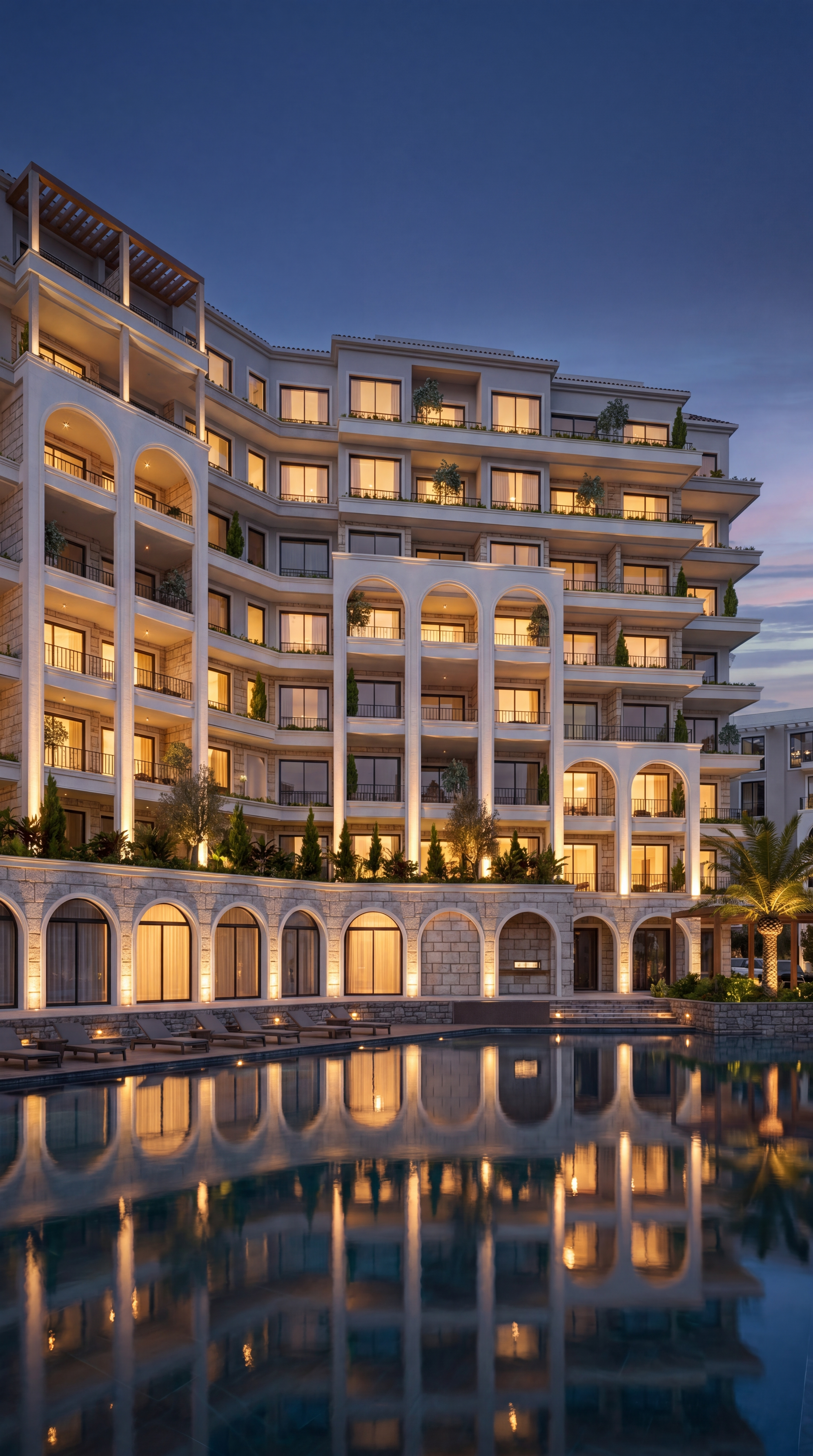  Image of Apartment in new building - 1 Bedrooms for Residential For Sale in Budva-Budva-Montenegro, Image 33