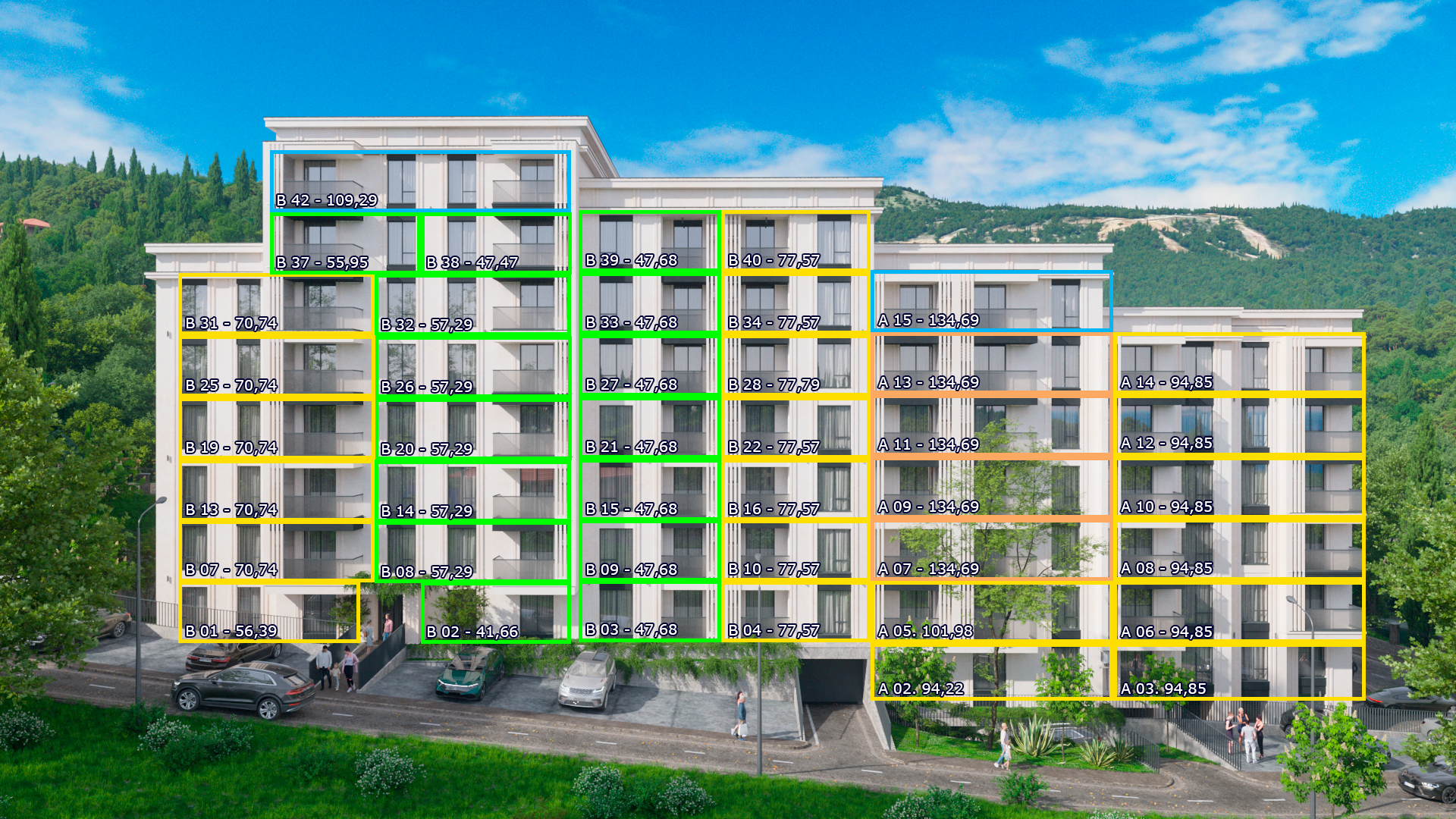 Image of Apartment in new building - 1 Bathrooms for Sale in Budva-Becici-Montenegro, Image 5