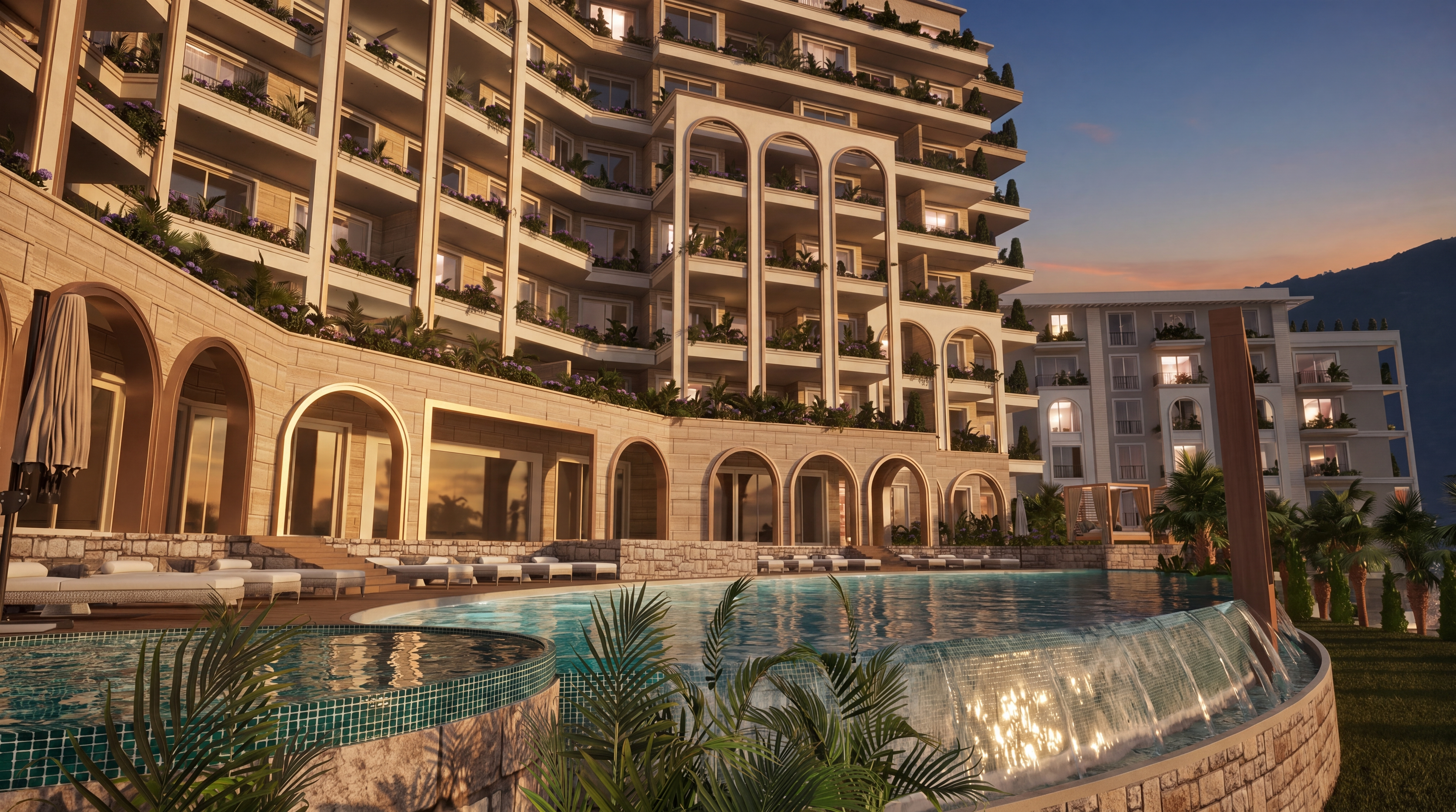  Image of Apartment in new building - 1 Bedrooms for Residential For Sale in Budva-Budva-Montenegro, Image 24