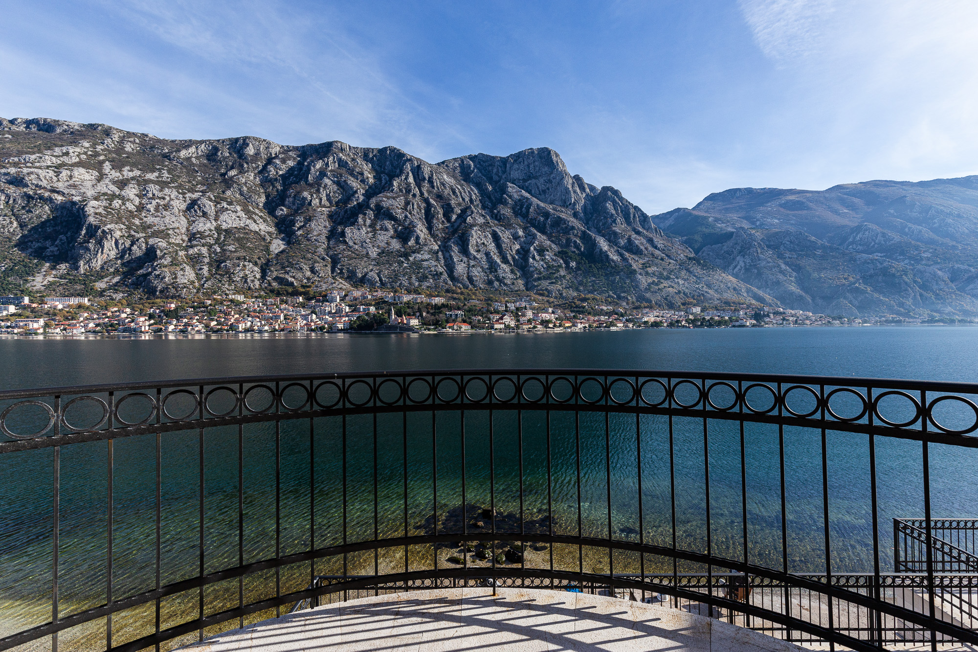 A luxurious three-story villa on the first sea line in  Kotor  Prcanj Kotor