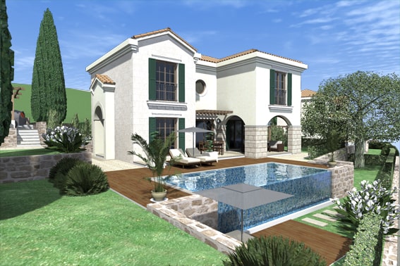 Urbanized plot for the construction of two villas in Trebesinj, Herceg Novi   Herceg-Novi